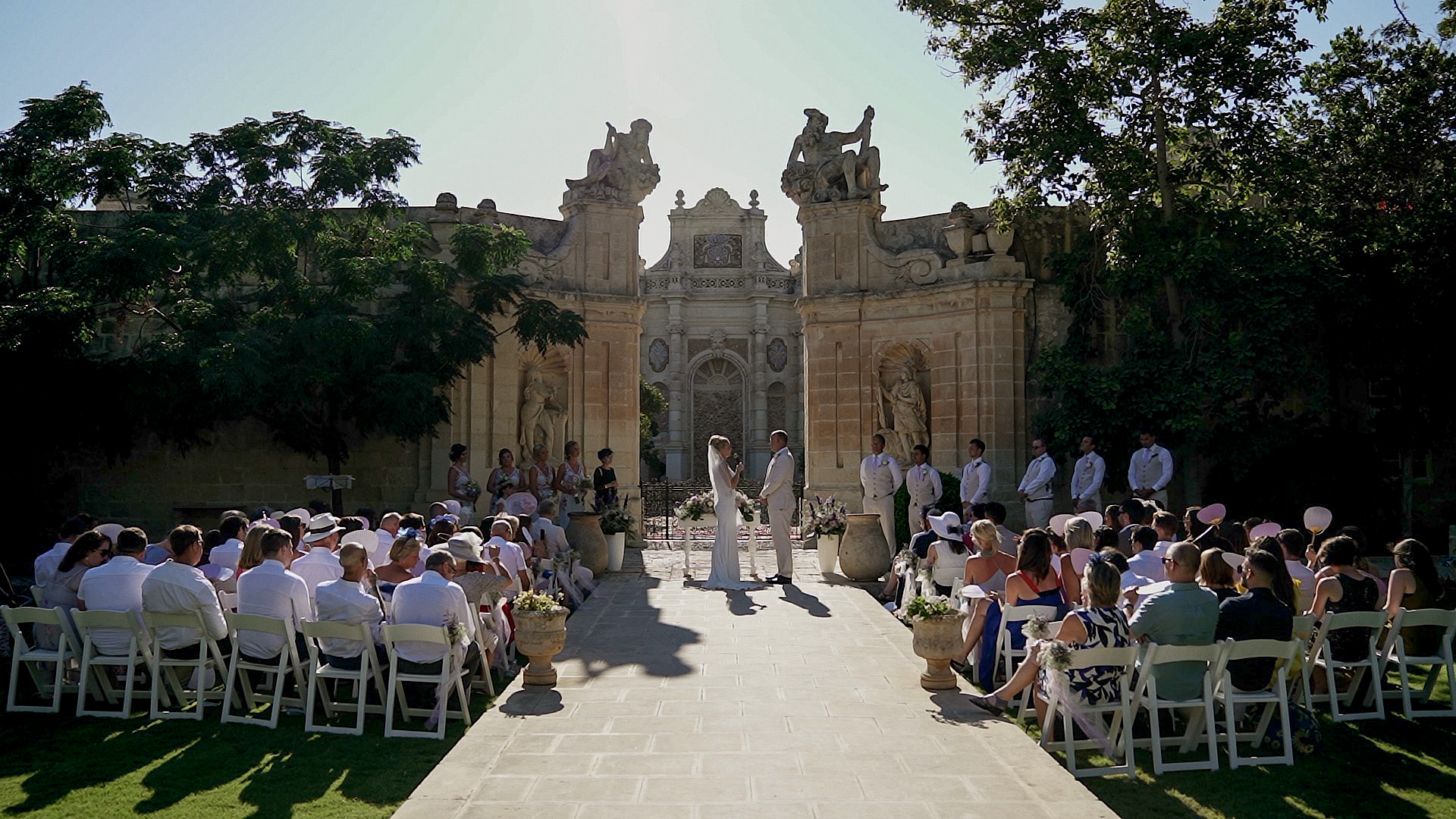 Getting married at Villa Bologna